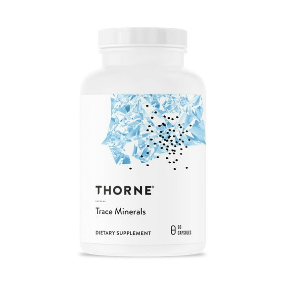 THORNE - Trace Minerals - Dietary Supplement with Zinc, Boron & Selenium - Chelated Forms - Comprehensive Formula - 90 Capsules