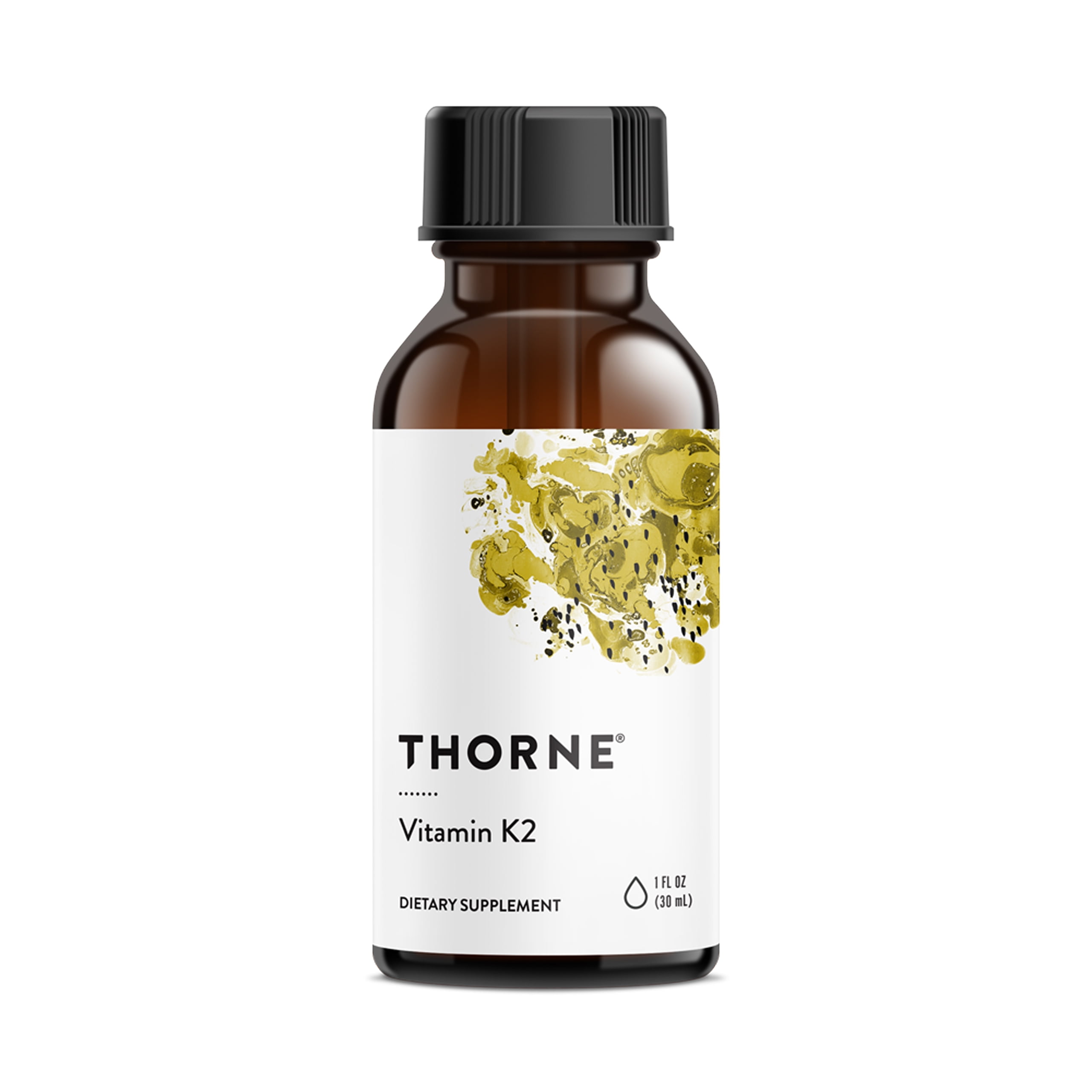 THORNE - Vitamin K2 Liquid (1 mg per drop) - Concentrated Vitamin K2 Supplement for Heart and Bone Support* - 1 Fl Oz