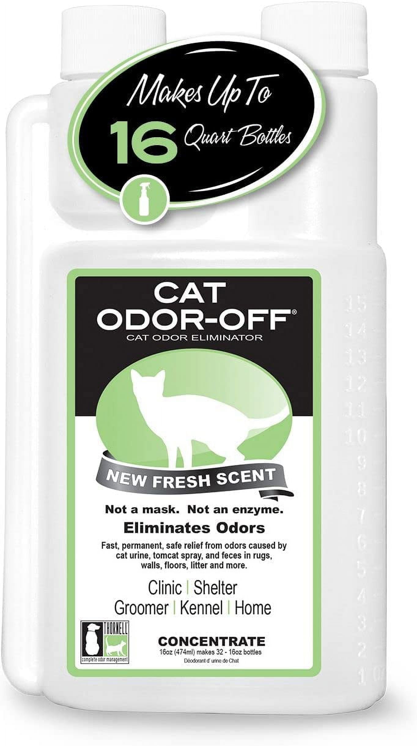 Thornell Cat OdorOff Fresh Scent Concentrate Pet Smell Odor Eliminator