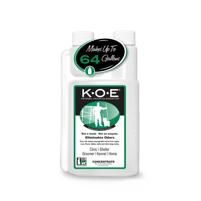 Thornell K.O.E Kennel Odor Eliminator Concentrate, Odor Eliminator for Strong Odors, Great for