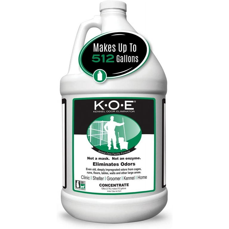 Thornell KOE Kennel Odor Eliminator Concentrate Odor Eliminator for Strong Odors Great for Cages Runs Floors More Pet Odor Eliminator for Home