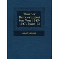 thumbnail image 1 of Thorner Denkw Rdigkeiten Von 1345-1547, Issue 13, 1 of 1