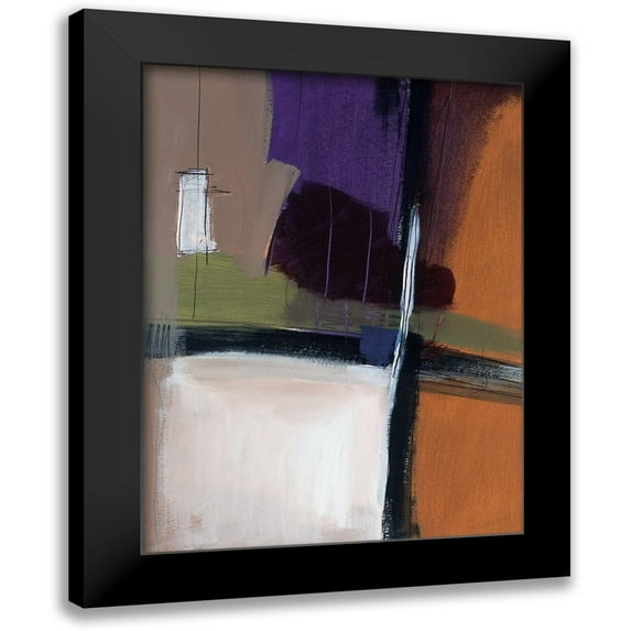 Thorngren, Mary Beth 12x14 Black Modern Framed Museum Art Print Titled - Linear Motion III