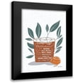 thumbnail image 1 of Thorns, Becky 11x14 Black Modern Framed Museum Art Print Titled - Fruity Cocktails IV Rust, 1 of 5