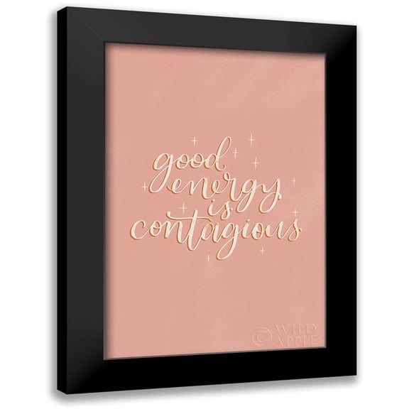 Thorns, Becky 11x14 Black Modern Framed Museum Art Print Titled - Mod Glam Good Energy II