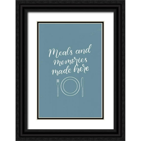 Thorns, Becky 11x14 Black Ornate Wood Framed with Double Matting Museum Art Print Titled - Kitchen Words II
