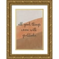 thumbnail image 1 of Thorns, Becky 11x14 Gold Ornate Wood Framed with Double Matting Museum Art Print Titled - All Good Things Warm, 1 of 4