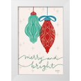 thumbnail image 1 of Thorns, Becky 11x14 White Modern Wood Framed Museum Art Print Titled - Retro Ornaments VIII, 1 of 4