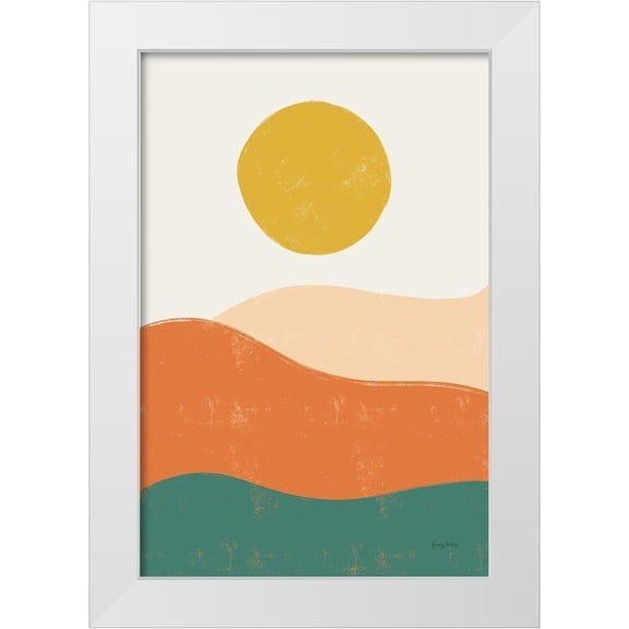 Thorns, Becky 11x14 White Modern Wood Framed Museum Art Print Titled - Sun Chaser I