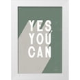 thumbnail image 1 of Thorns, Becky 11x14 White Modern Wood Framed Museum Art Print Titled - Yes You Can Sage, 1 of 4