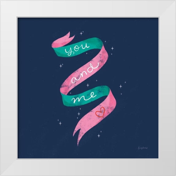 Thorns, Becky 12x12 White Modern Wood Framed Museum Art Print Titled - Love Letters V