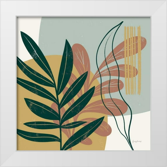 Thorns, Becky 12x12 White Modern Wood Framed Museum Art Print Titled - Mid Century Modern I Light