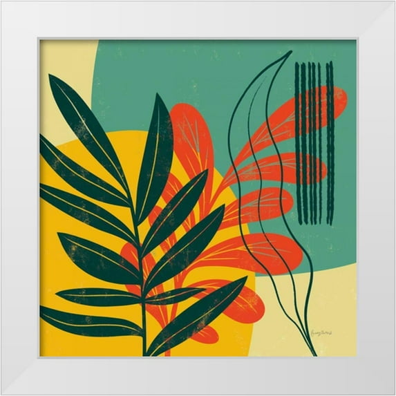 Thorns, Becky 12x12 White Modern Wood Framed Museum Art Print Titled - Mid Century Modern I