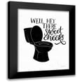 thumbnail image 1 of Thorns, Becky 12x14 Black Modern Framed Museum Art Print Titled - Bathroom Puns III Black, 1 of 5