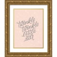 thumbnail image 1 of Thorns, Becky 12x14 Gold Ornate Wood Framed with Double Matting Museum Art Print Titled - Boho Nursery VIII Blush Crop, 1 of 4