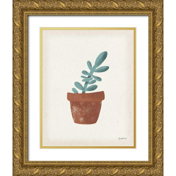 Thorns, Becky 12x14 Gold Ornate Wood Framed with Double Matting Museum Art Print Titled - Greenhouse V