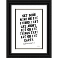 thumbnail image 1 of Thorns, Becky 13x18 Black Ornate Wood Framed with Double Matting Museum Art Print Titled - Bible Saying II BW, 1 of 4
