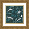 thumbnail image 1 of Thorns, Becky 15x15 Gold Ornate Wood Framed with Double Matting Museum Art Print Titled - Sweet Dreams Bunny Pattern IA, 1 of 4