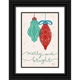 thumbnail image 1 of Thorns, Becky 17x24 Black Ornate Wood Framed with Double Matting Museum Art Print Titled - Retro Ornaments VIII, 1 of 4