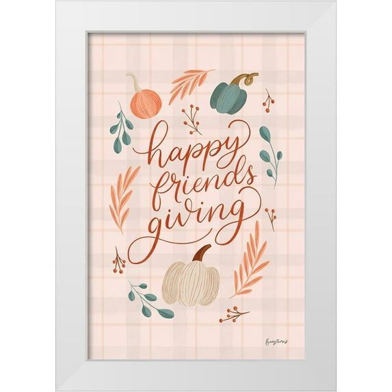 Thorns, Becky 17x24 White Modern Wood Framed Museum Art Print Titled - Friendsgiving II