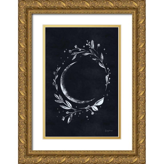 Thorns, Becky 23x32 Gold Ornate Wood Framed with Double Matting Museum Art Print Titled - Lunar I
