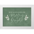 thumbnail image 1 of Thorns, Becky 24x17 White Modern Wood Framed Museum Art Print Titled - Green Christmas I, 1 of 4