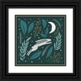 thumbnail image 1 of Thorns, Becky 26x26 Black Ornate Wood Framed with Double Matting Museum Art Print Titled - Sweet Dreams Bunny V, 1 of 4