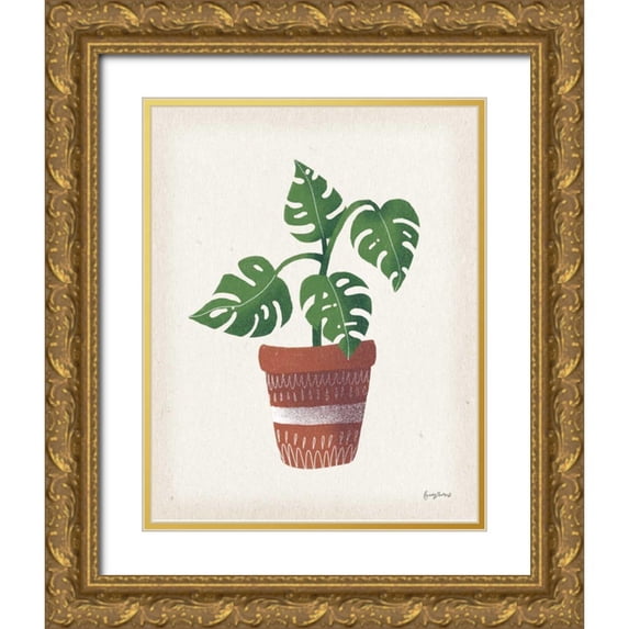Thorns, Becky 26x32 Gold Ornate Wood Framed with Double Matting Museum Art Print Titled - Greenhouse III