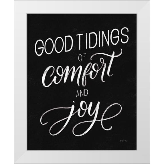 Thorns, Becky 26x32 White Modern Wood Framed Museum Art Print Titled - Christmas Sayings V Words