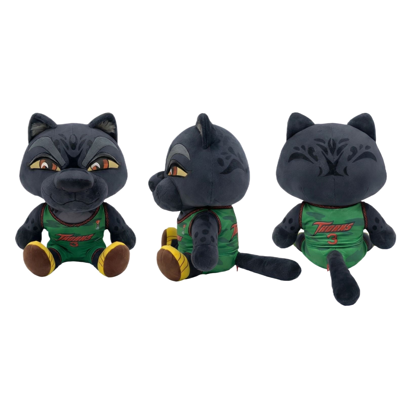 Thorns Jett Luxury Plush Goat Plush Toy 9.8" Collectible Leopard ...