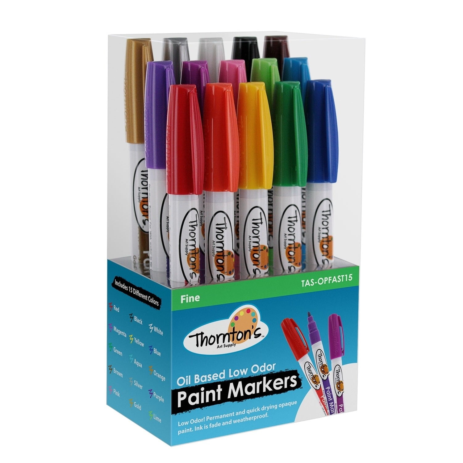 Washable Double Pointed Markers (Set of 15)