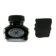 Thornton's Luxury Goods Premium Fountain Pen Ink Bottle 30ml - DARK BLACK | Smooth Effortless Flawless Writing | Suitable for All Brand and Calligraphy Pens | Office Supplies | International Standard
