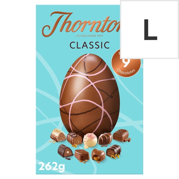 Thorntons Classic Easter Egg 262G, Imported from Britain