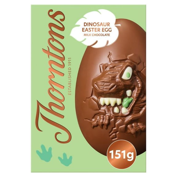 Thorntons Milk Chocolate Dinosaur Egg 151G, Imported from Britain