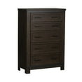 thumbnail image 1 of Thornwood Hills Dark Gray 5 Drawer Chest, 1 of 8
