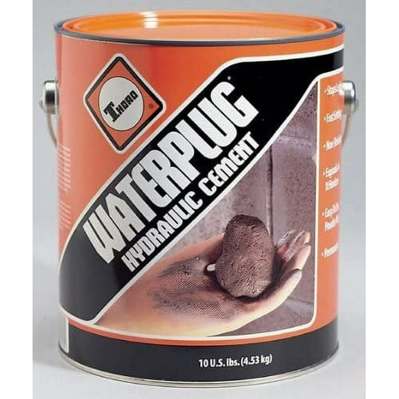 Thoro Consumer - Basf Waterplug Hydraulic Cement T5002 - Quick Drying - 2 Pack, 1 Gal