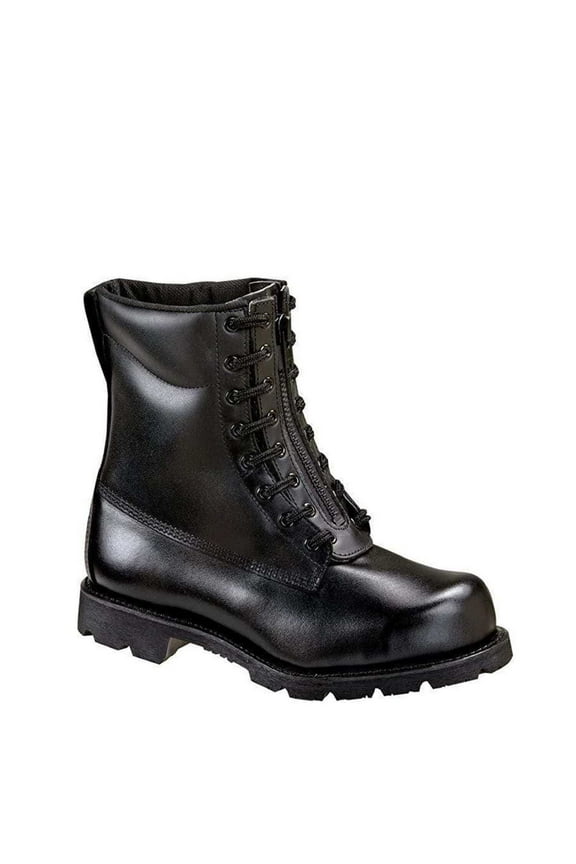 8in Front Zip Oblique Steel Toe Boots 804-6446