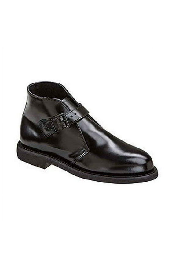 Classic Leather Uniform Chukka with Buckle Closure and Adjustable Strap, Slip Resistant and Shock Absorbent, Made in USA