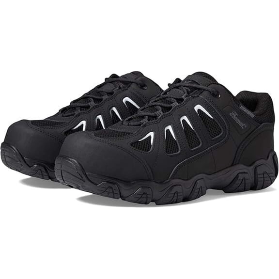 Thorogood Crosstrex Series Ox Men's US 6 Black BBP Comp Toe Work Shoes ZPO2929