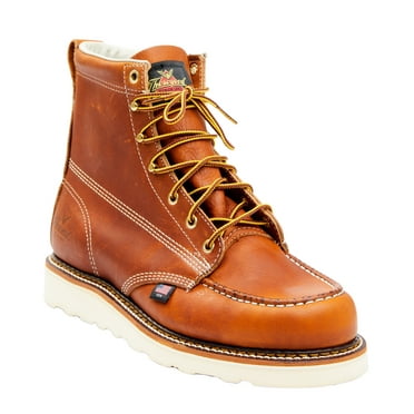 Thorogood® Men's 6" Wedged Sole Tobacco Brown Work Boots 814-4200