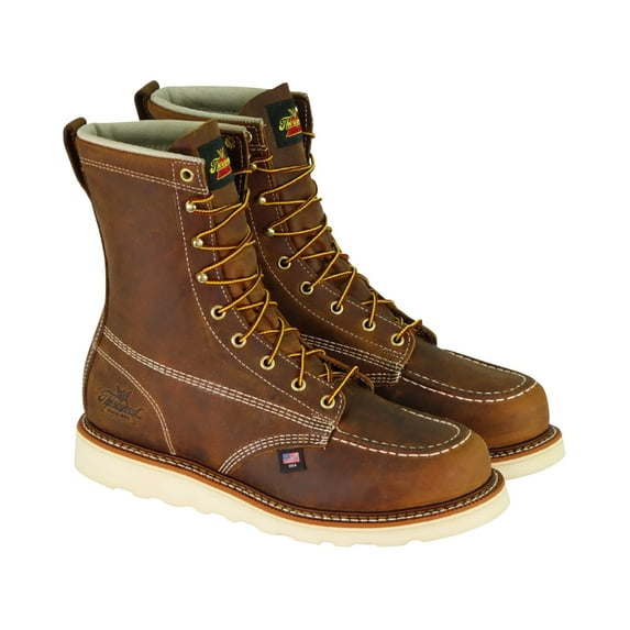 Thorogood American Heritage 8” Moc Toe Work Men's Boots 814-4178 Crazyhorse