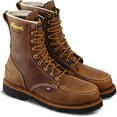 thumbnail image 1 of Thorogood Men's 8" Crazyhorse Made In The Usa Waterproof Work Boot Steel Brown 9.5 EE  US, 1 of 4