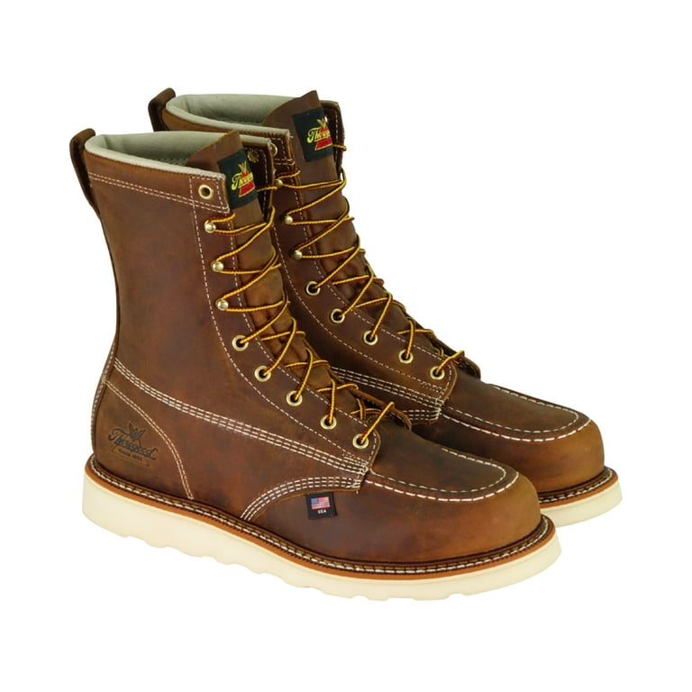 Thorogood Men s American Heritage 8 Wedge Work Boots Steel Toe