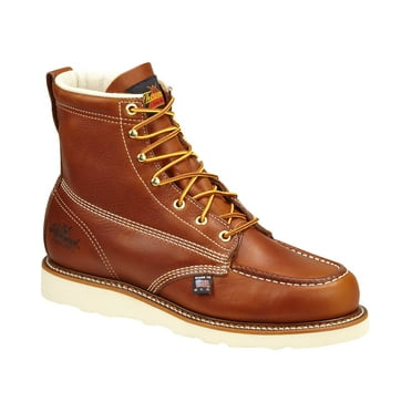 Thorogood Men's American Heritage 804-4200 6" Tobacco Oil-Tanned Moc Steel Toe Boot