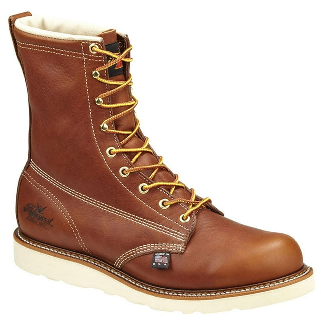 Thorogood Men's American Heritage 814-4364 8" Tobacco Plain Toe Boot