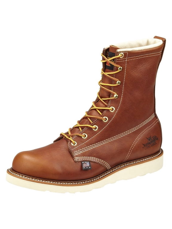 Men's American Heritage 814-4364 8" Tobacco Plain Toe Boot