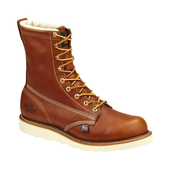 Thorogood Men's American Heritage 814-4364 8" Tobacco Plain Toe Boot