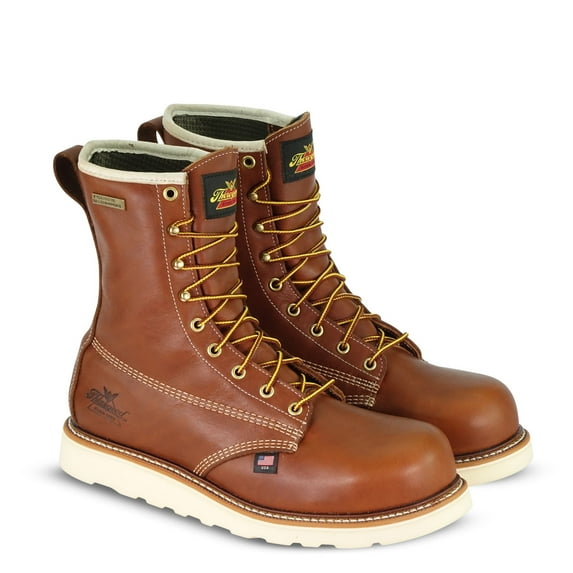 Thorogood Men's American Heritage Made In The Usa Waterproof Wedge Sole Boot Brown 11 D(M) US