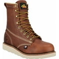 thumbnail image 1 of Thorogood Men's American Heritage Wedge 8in Plain Safety Toe, Brown, 9/3E 804-43, 1 of 2