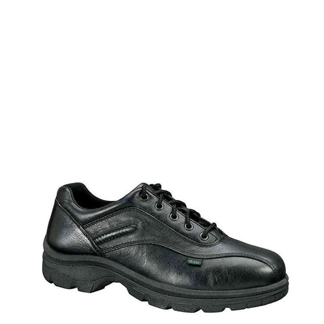Thorogood Men's Black Safety Toe Double Track Oxford Uniform Shoes, 804-6908
